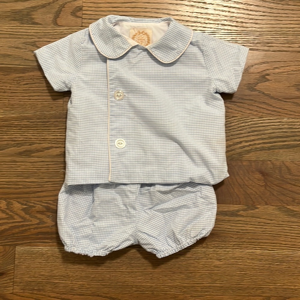 Beaufort Bonnet Company Baby Boy Set 12/18 months EUC